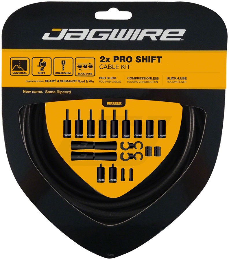 Jagwire Pro Cycling Cable Bundle – Stealth Black Road & Mountain SRAM/ Brake &