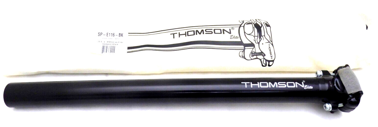 Thomson Elite 31.6 x 367mm Seatpost – Black