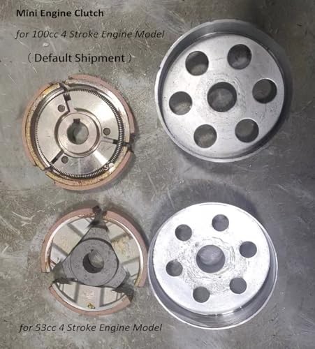 Bike Engine Clutch Plate 5/8in 15.875mm shaft 100cc 4 Stroke Engine Belt Drive