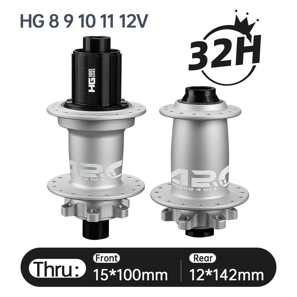 180 Clicks Bicycle Hub 32Holes 6 Bolts Disc Brake for HG XD MS Mountain Bike Hub