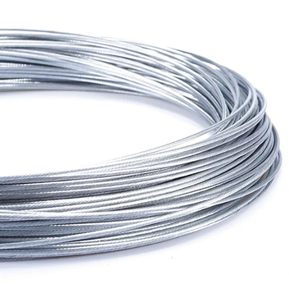 Bicycle Zinc Coated Steel MTB Brake Cables – 2000mm, 79in – 3 pairs (6 cables)
