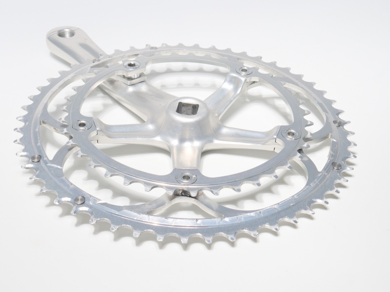 Campagnolo Record Crankset 53/39t 170mm 2×10 Speed Square Taper 135 BCD Silver