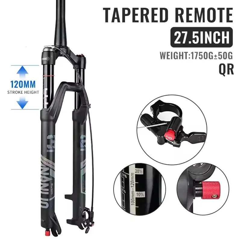 26/27.5/29er MTB BicycleRebound Adjust Lockout Boost Air Fork 120/140mm Travel