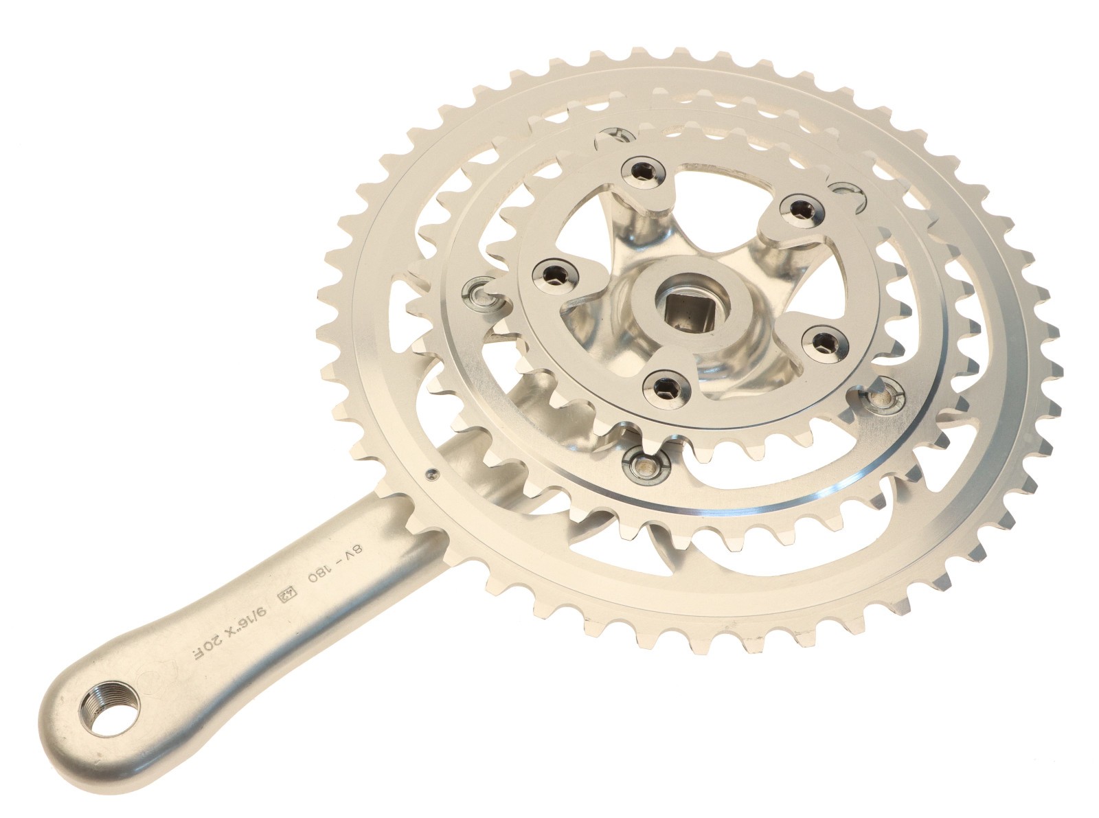 Campagnolo Euclid Crankset 48/36/26T M040 180mm MTB ATB NOS NEW
