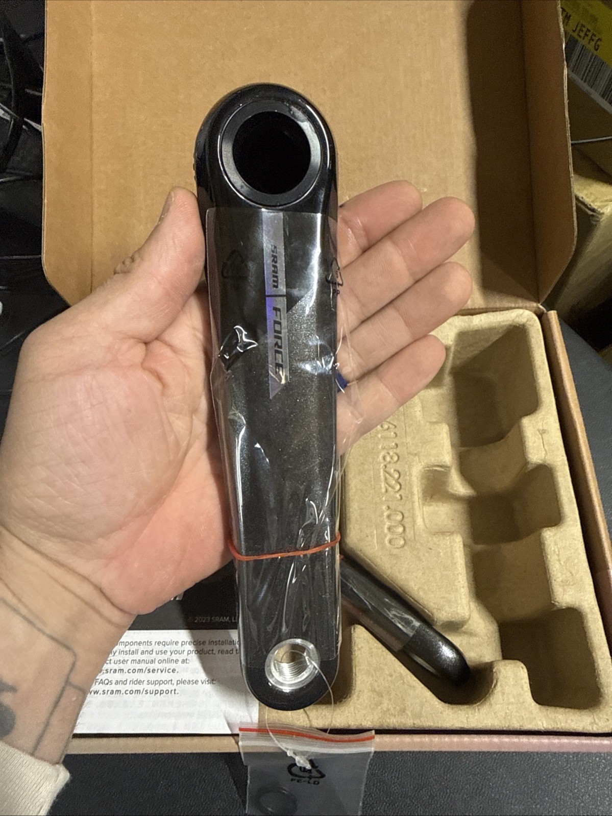 Sram Force D2 Carbon Road Crank Arms Dub Regular 175 (9479-6)