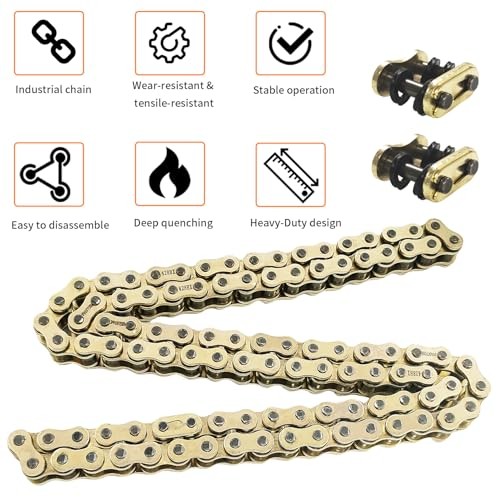 with Connecting Master Link for 125cc 150cc 200cc 106 Links 428 X-Ring Chain