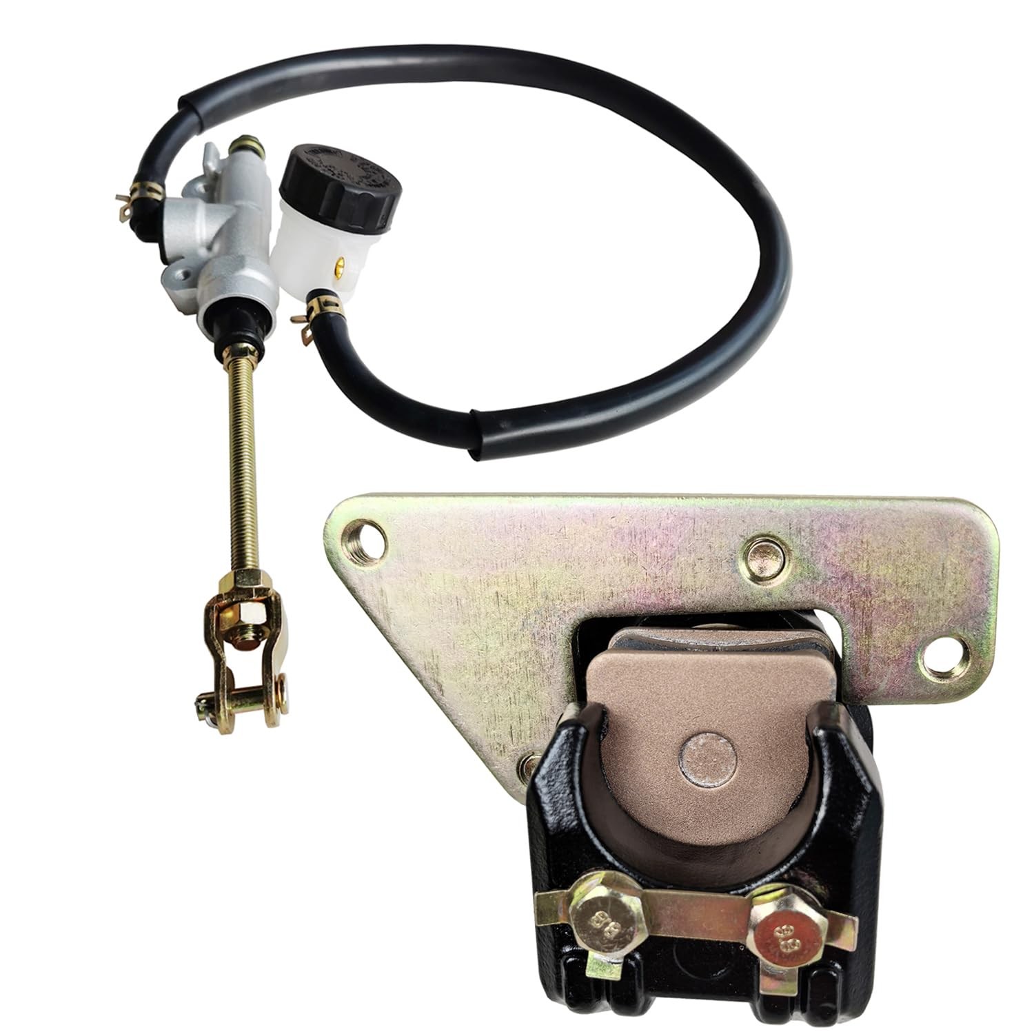 Suzuki ATV Quadracer 45 Rear Brake Caliper Master Cylinder Set Compatible