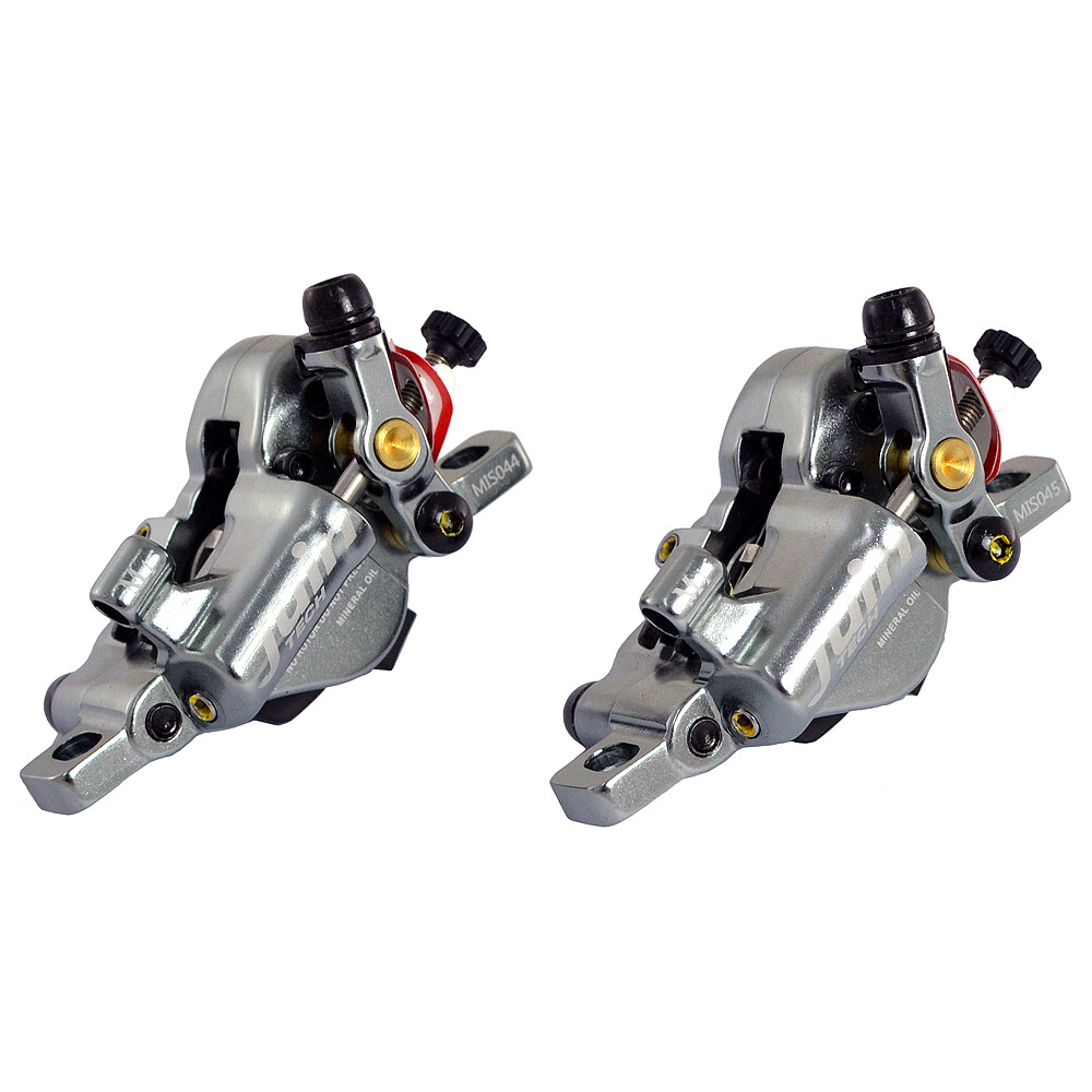JUIN TECH M1 Hydraulic MTB E-bike Disc Brake set 160mm w/ Rotor (F+R) , Gray