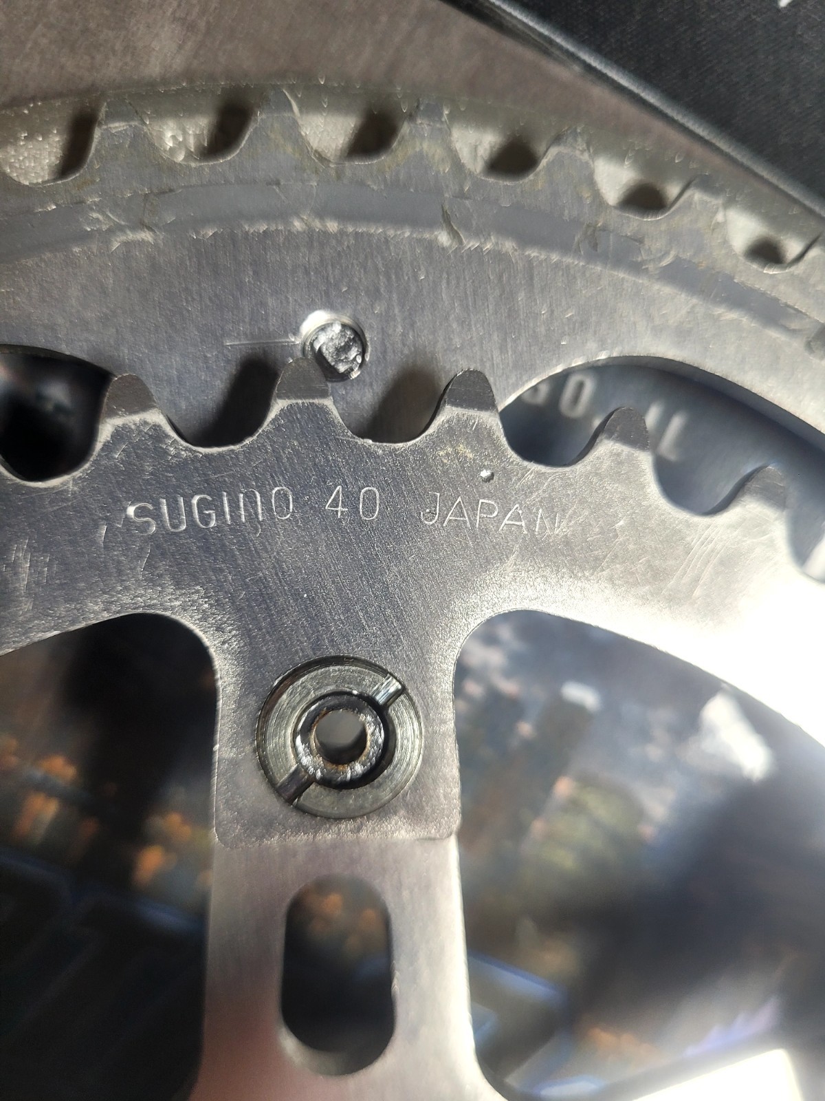 Vintage Sugino Super Maxy 165mm Right Crank Arm Japan Forged Square Taper