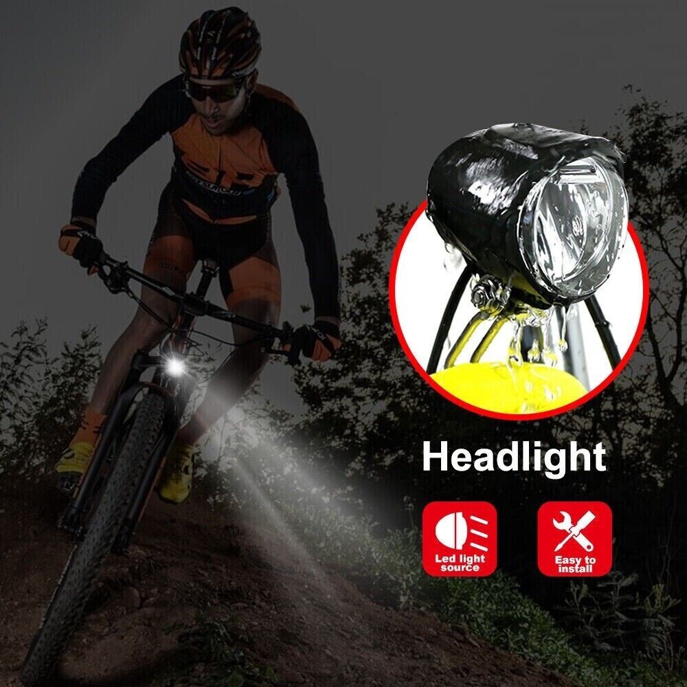 E-bike 6V LED Front Light Headlight for Bafang Mid Drive Motor Kit BBS02 BBSHD