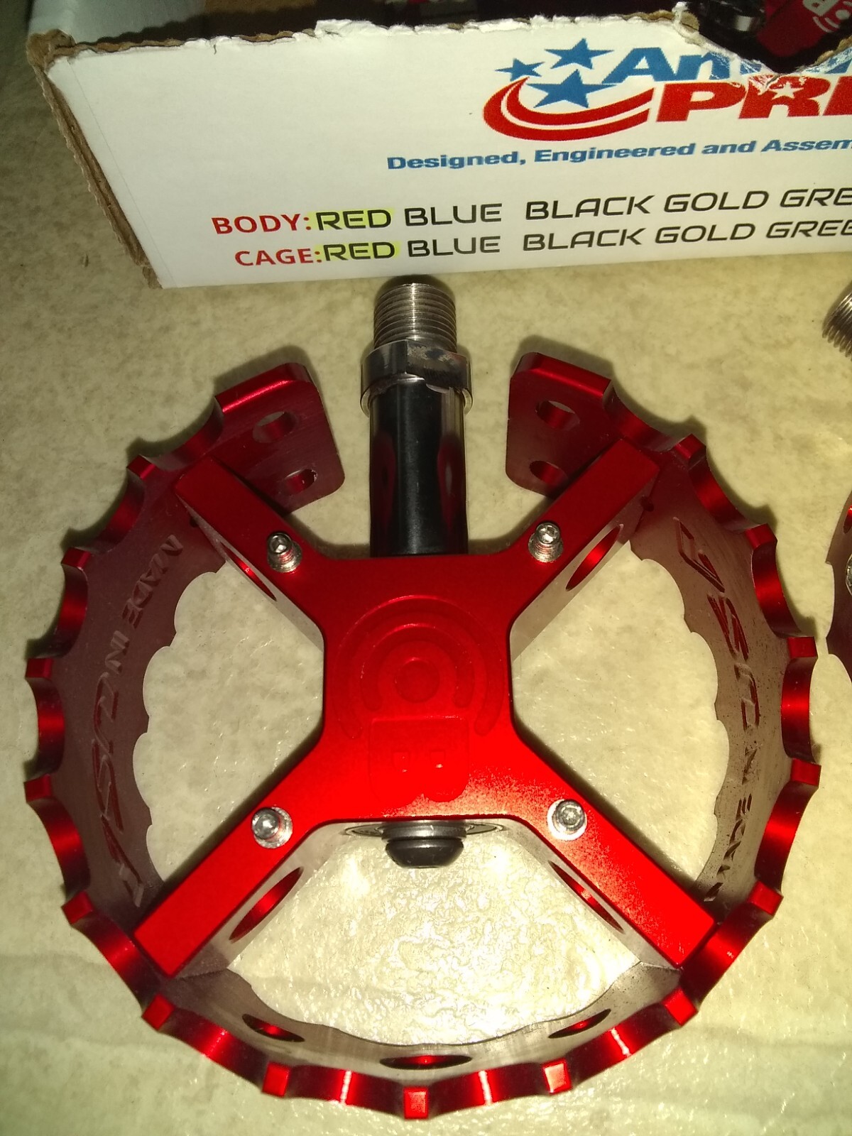 BULLSEYE 🎯 bmx limited pedals eleate red se bikes jmc profile redline GT