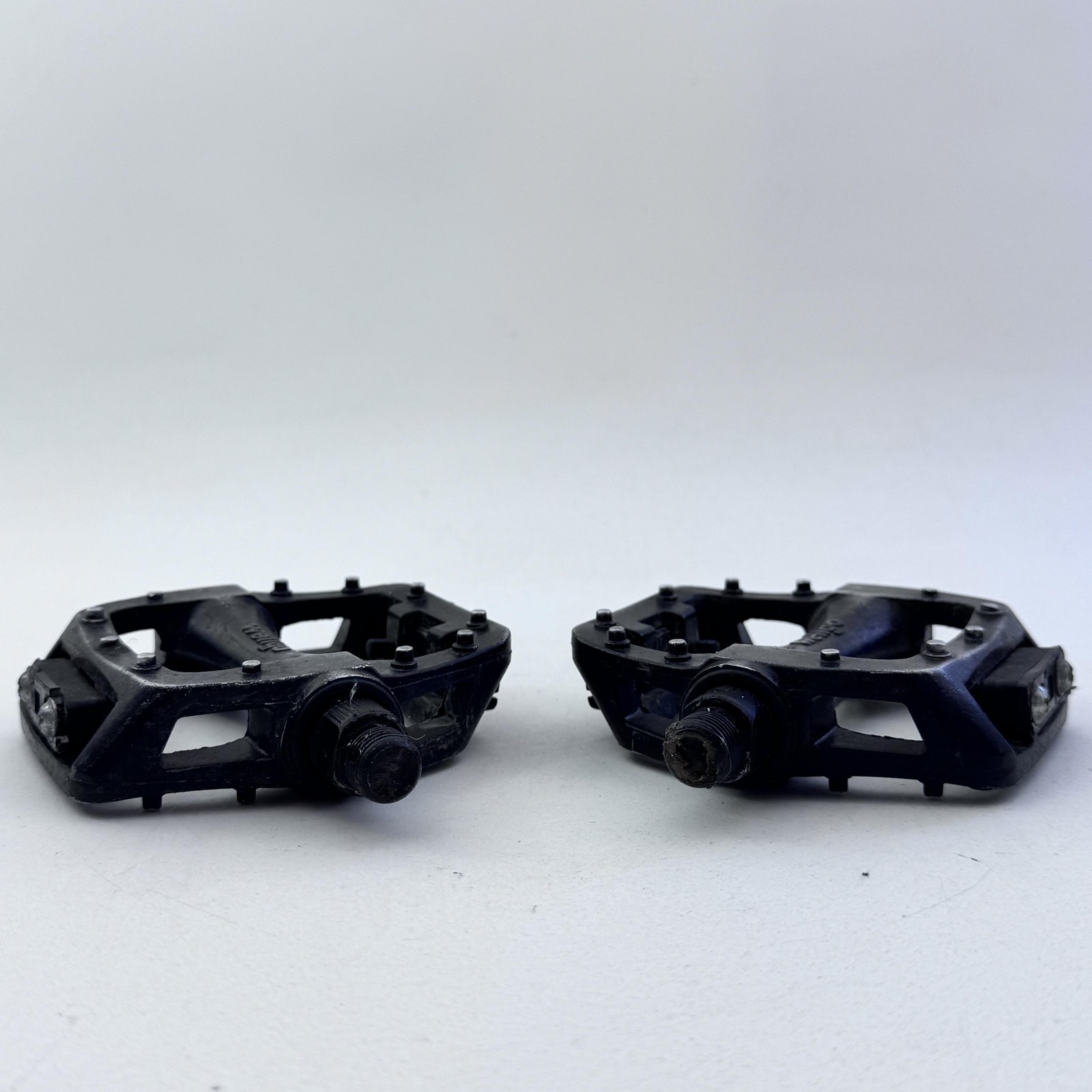 Wellgo Platform Pedals Pair Black Alloy Flat Bike 9/16 in MTB BMX Urban A20