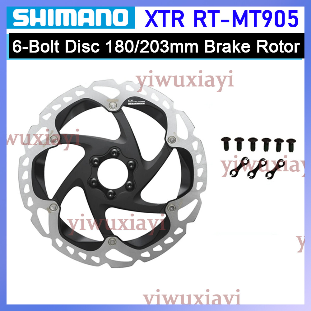 SHIMANO XTR RT-MT905 6-Bolt Disc 180/203mm Brake Rotor ICE TECHNOLOGIES FREEZA