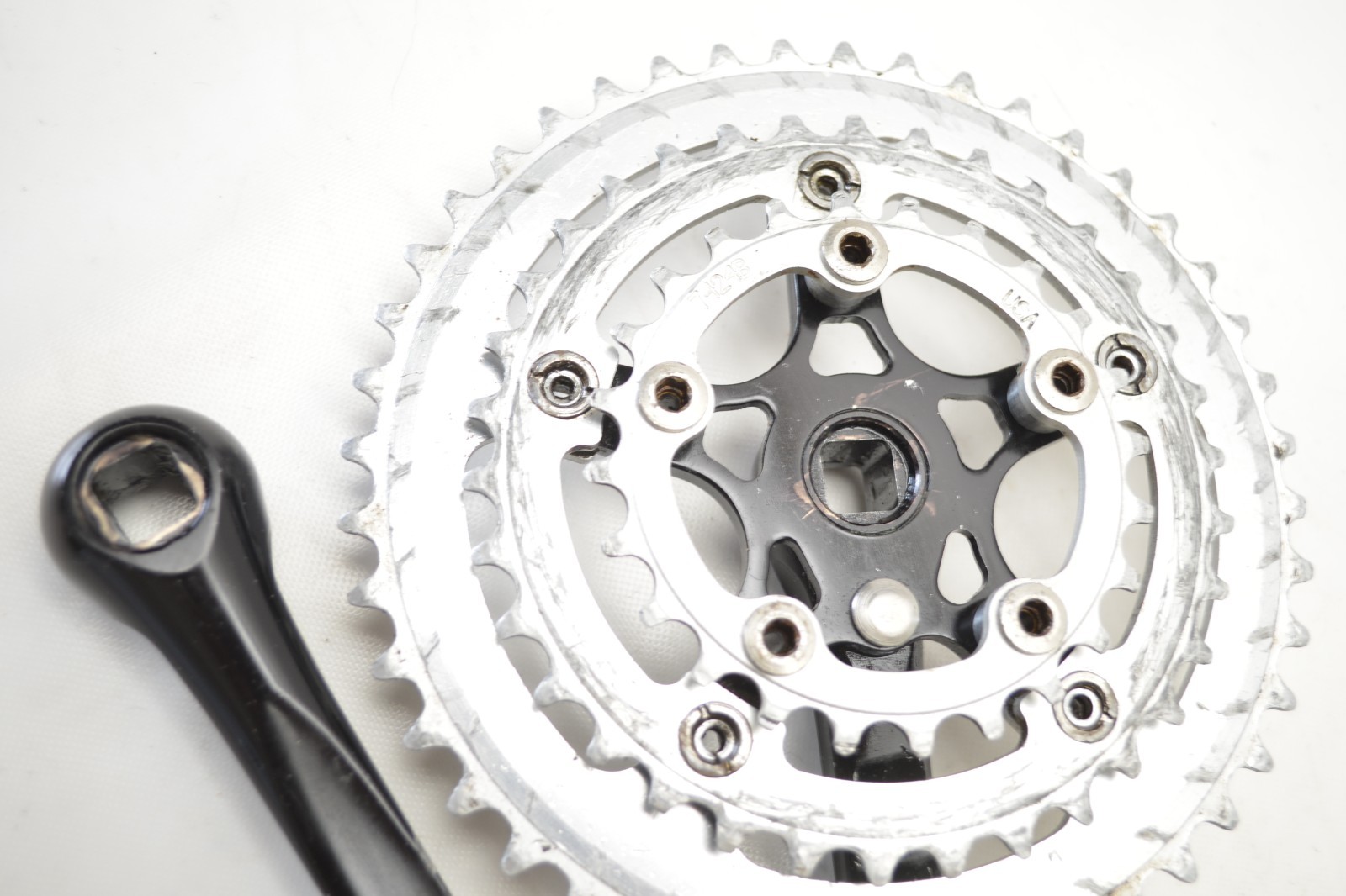 TOPLINE GRAFTON BICYCLE 177.5 MM 44/34/24 TOOTH SQUARE TAPER CRANKSET