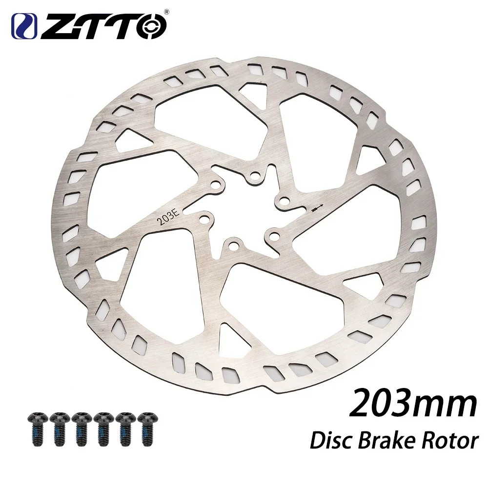 ZTTO 2.3mm Thicken MTB E-Bike Disc Brake Rotor 160/180/203/220mm 6-Bolt