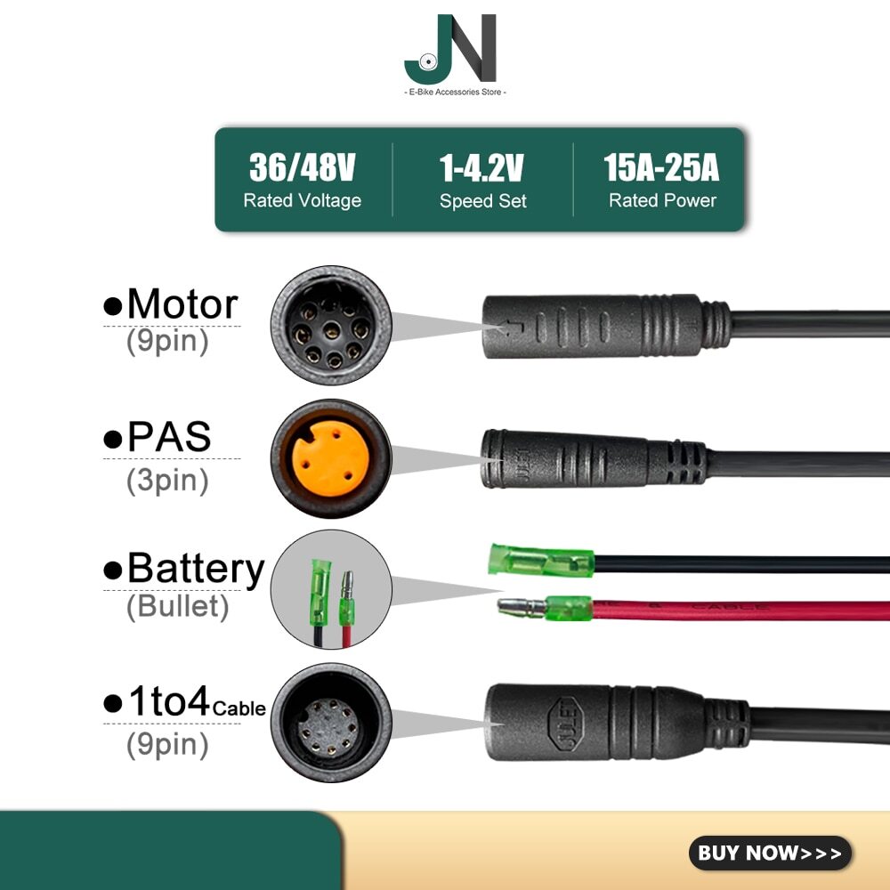 E-bike Controller 15-30A Control System with Use for 250W-1000W Hub Motor