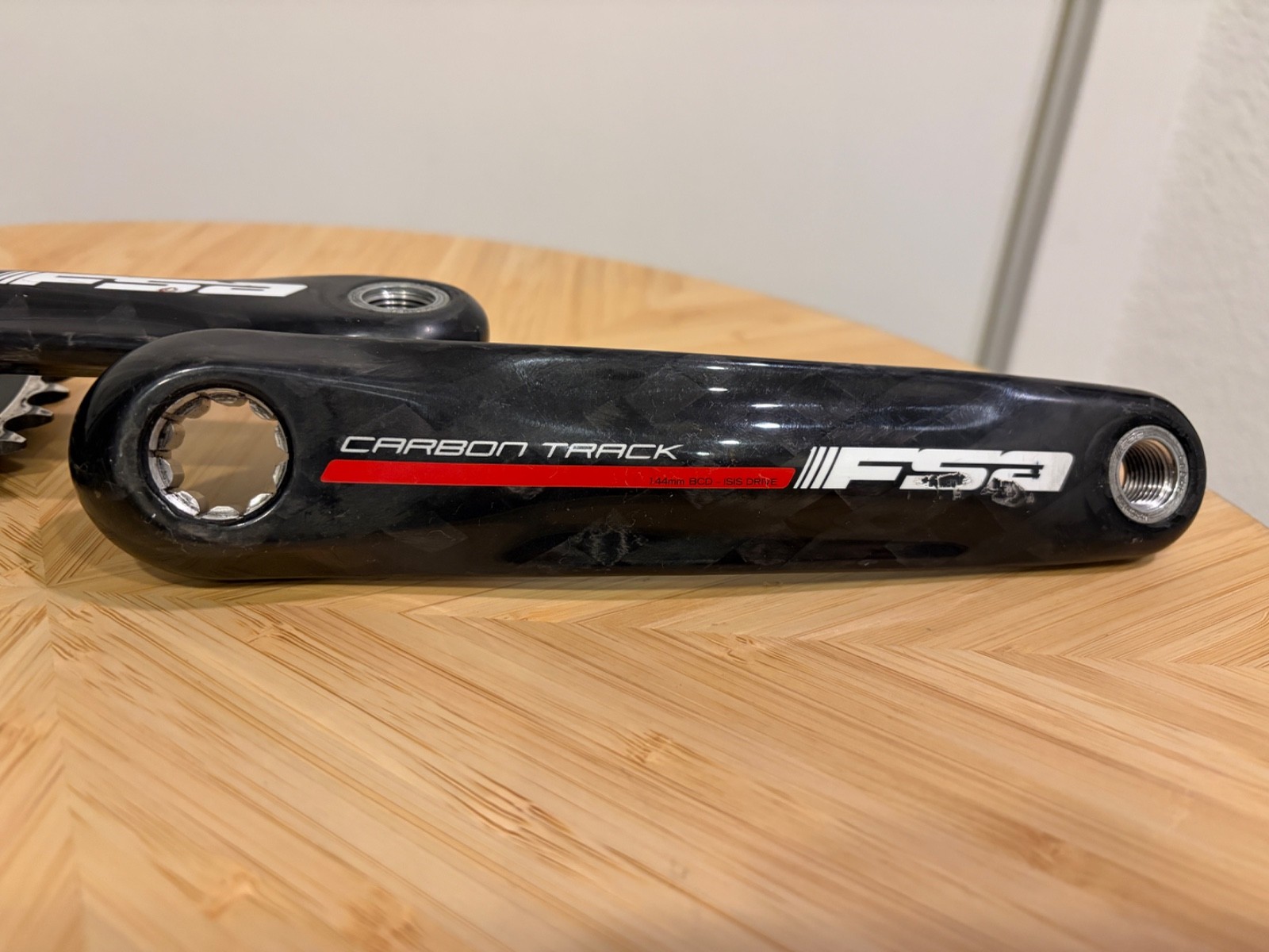 FSA Carbon Track Crankset 175mm 48T 144 BCD ISIS Fixed Gear Single Speed