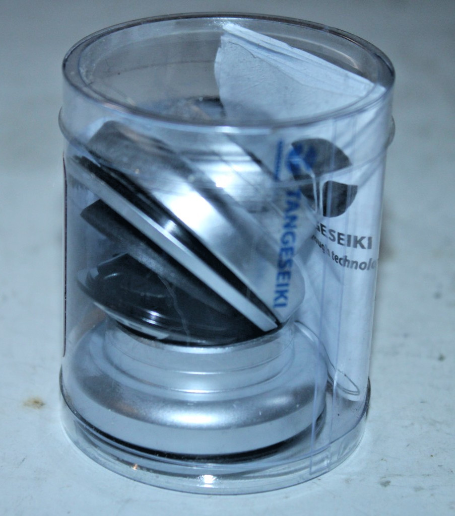 Tange Seiki Terious TGR Headset 1″ Threadless Semi-Intergrated Silver BMX MTB CX