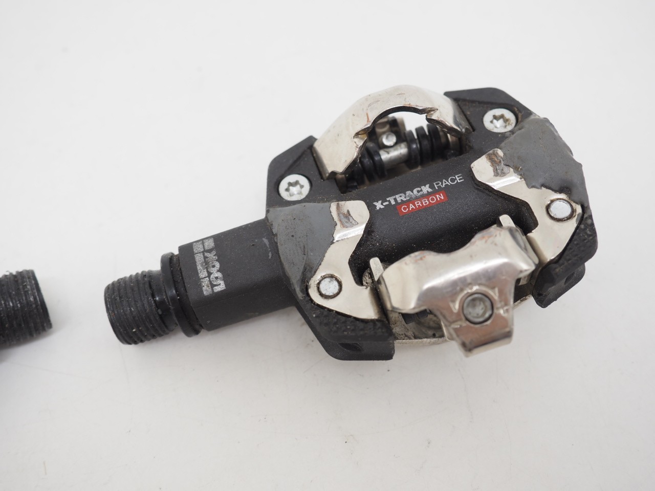 LOOK X-Track Race Carbon Mountain Bike Pedals Black w/o Cleats *Good*