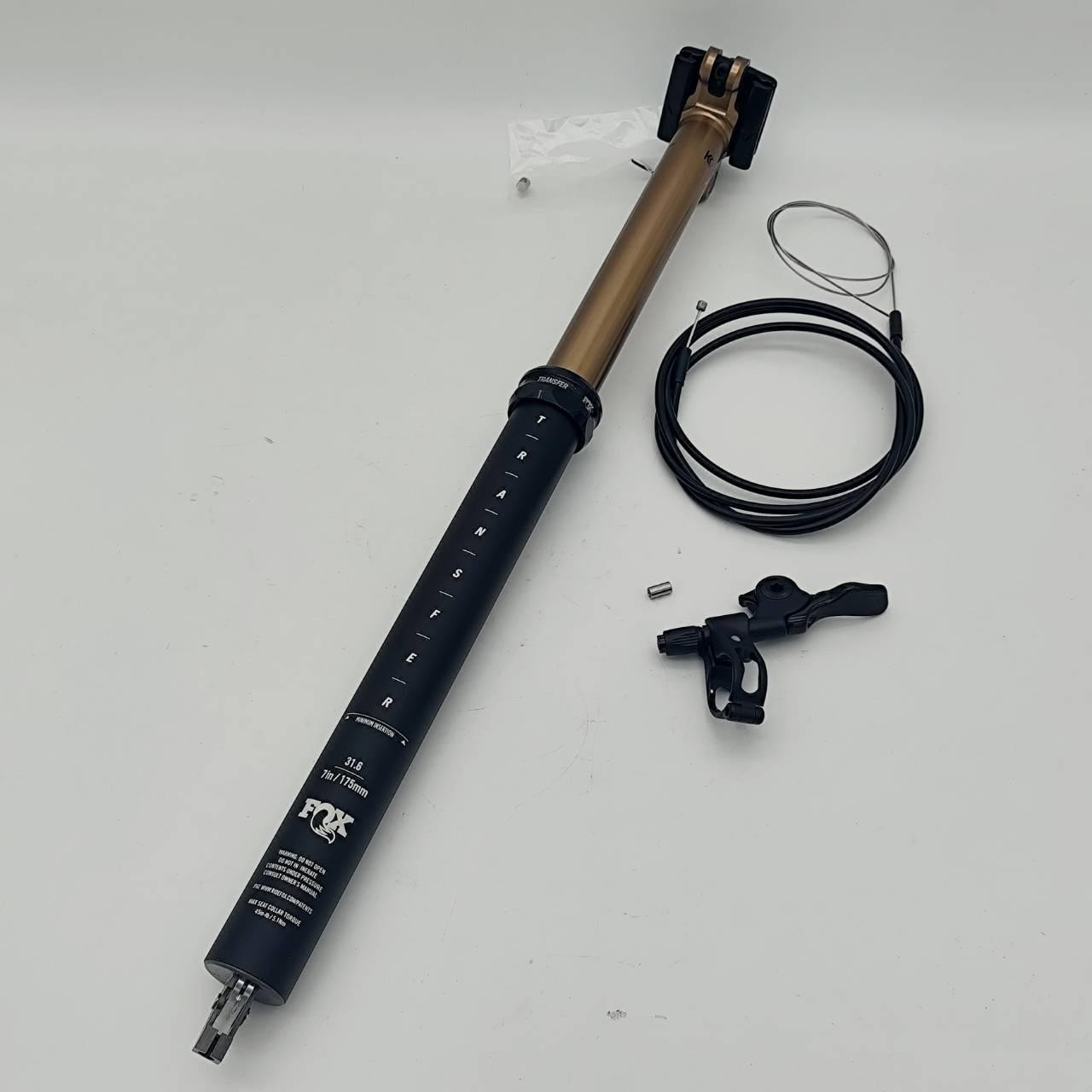 FOX Racing Shox 2021 Transfer Factory Dropper Seatpost 31.6MMX175MM W/ KS Remote