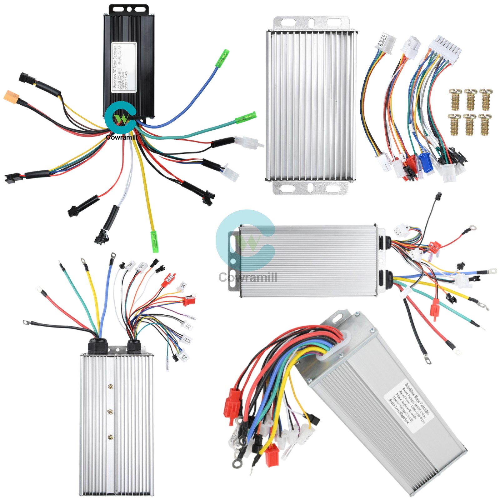 Controller 36V48V60V64V72V 500-1500W 5000W Brushless Electric Bicycle Controller