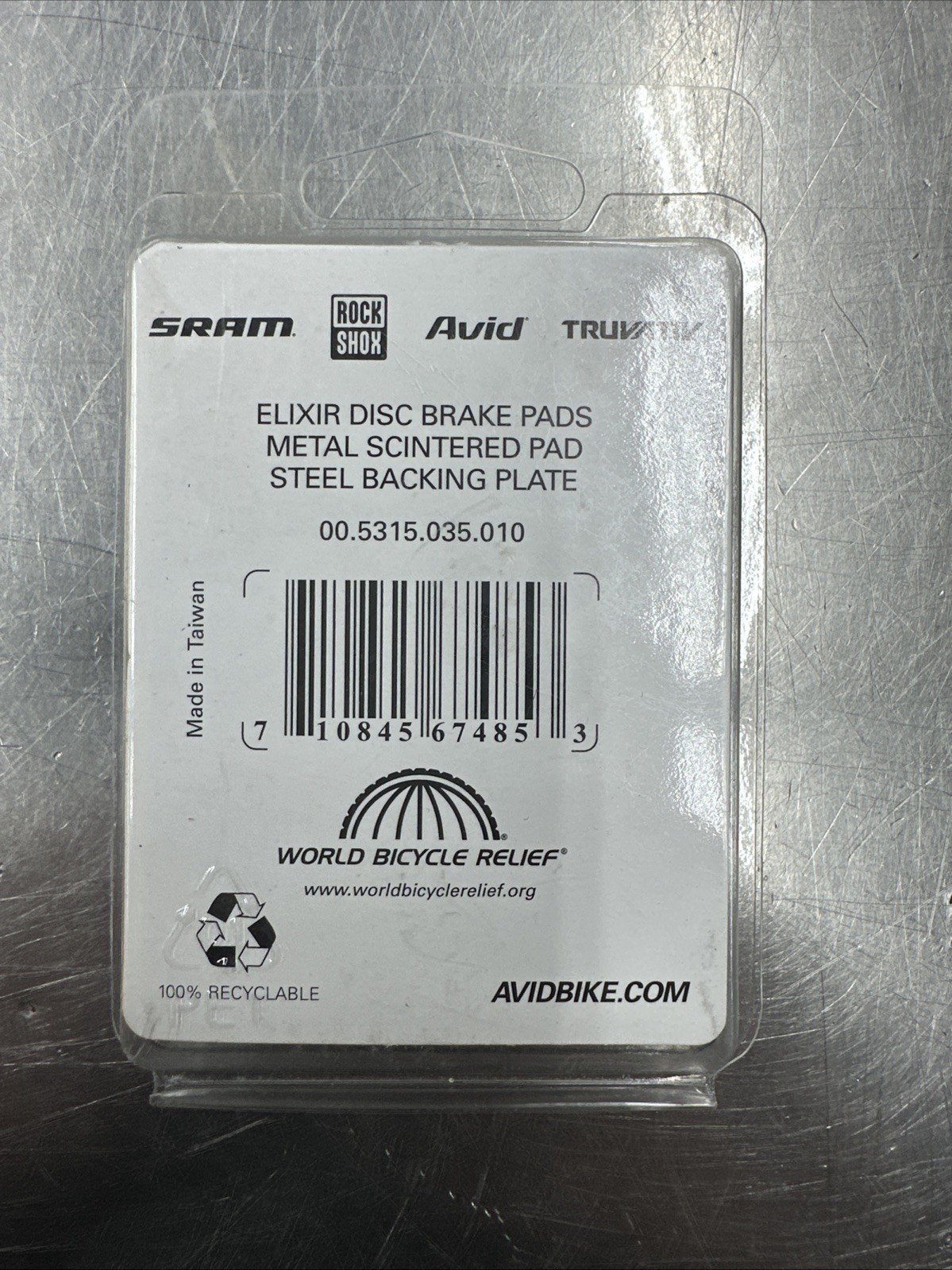 Sintered Steel Backed Disc Brake Pads – Powerful Performance for Level & Elixir