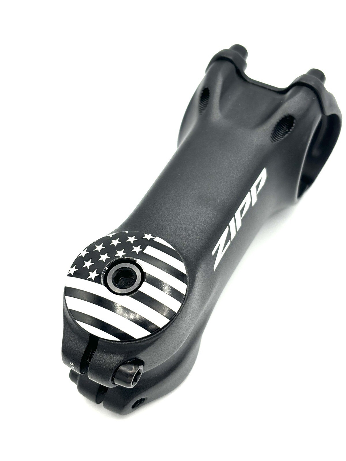 American Flag – Threadless Bicycle Headset Stem Cap 1 1/8 USA Black