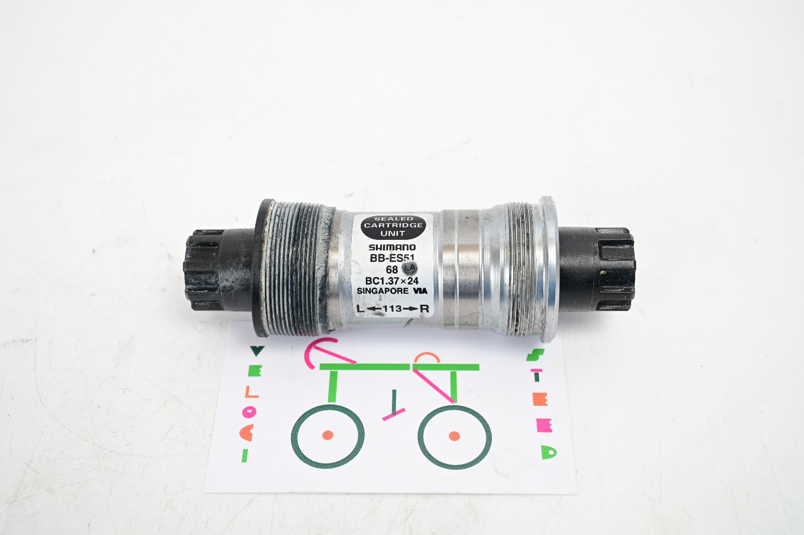 Shimano BB-ES51 Octalink BSA Bottom Bracket 68x113mm Road Gravel MTB Bike