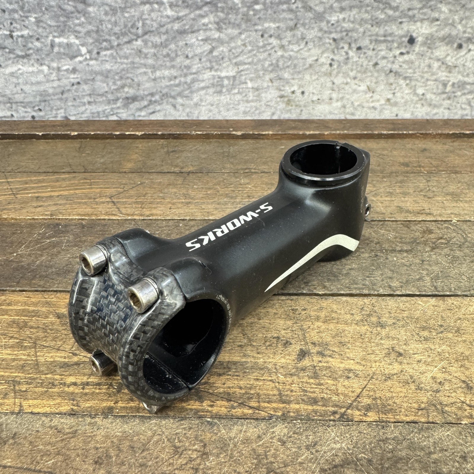 Specialized S-Works Bike Stem Carbon Faceplate Sworks 100 1 1/8 31.8 Sleeve