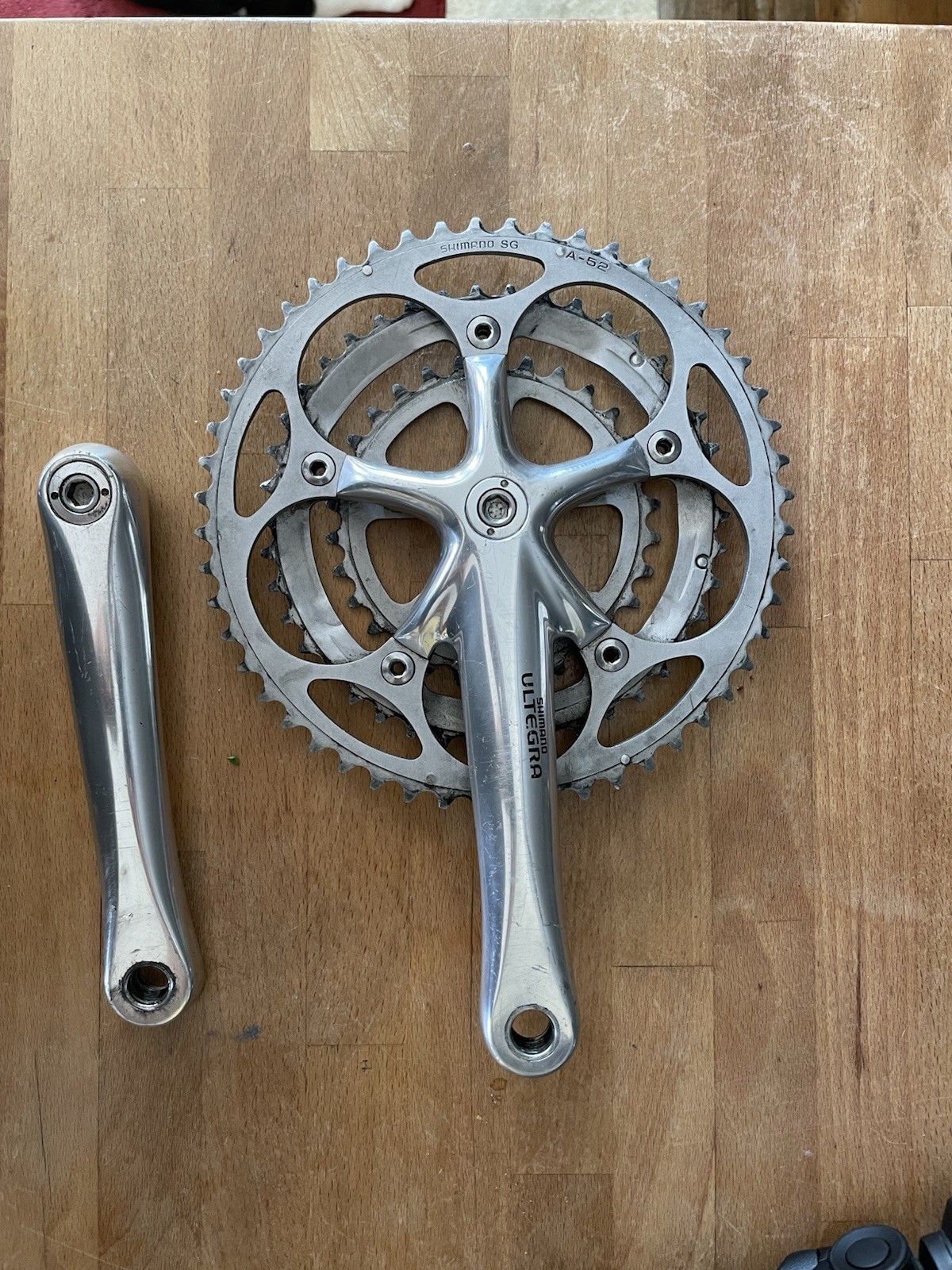 Shimano Ultegra FC-6503 6500 Road Bike Crankset Triple 172.5mm 52/42/30