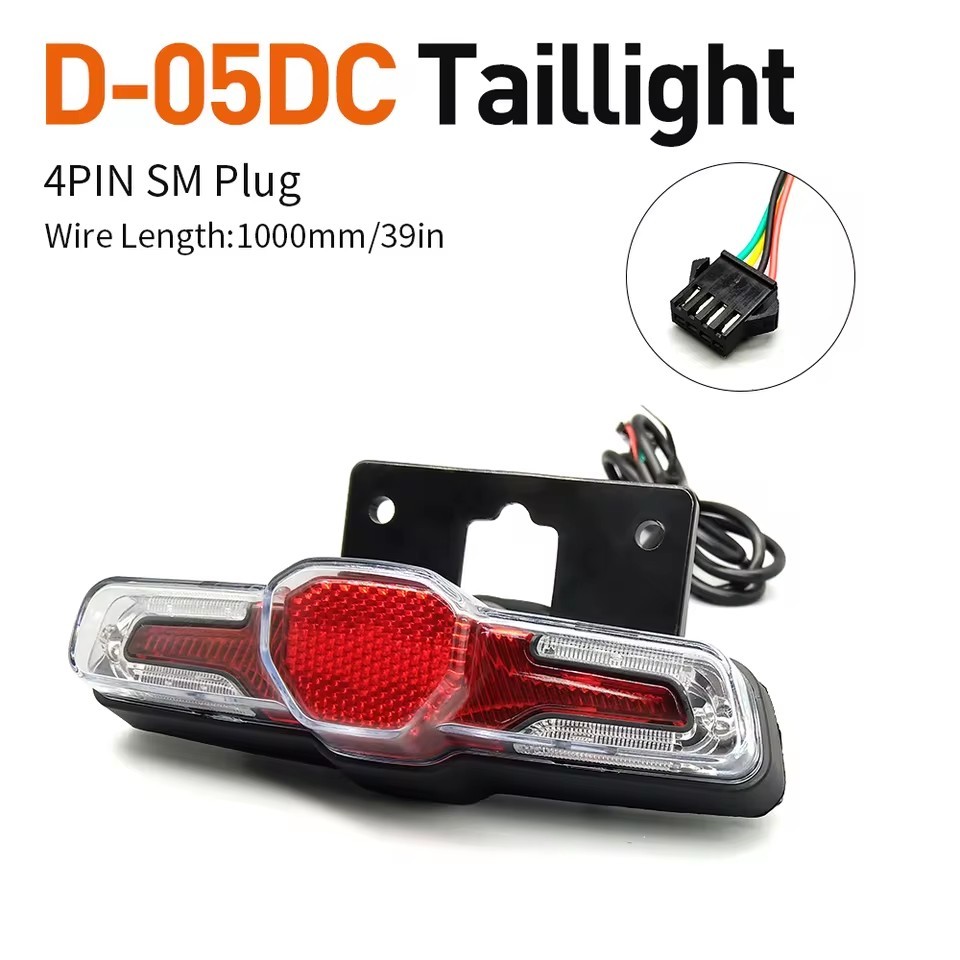 LED Headlight Tail Light Set 24V 36V 48V Horn Turn Signal Switch E-Bike Parts