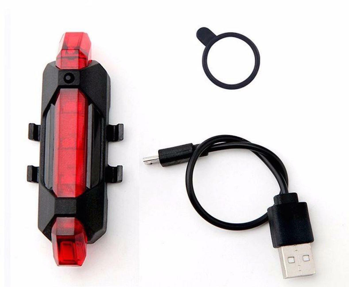LED RECHARGEABLE FRAME LIGHT Bike Bicycle Glow safety 3 modes flashing cycling