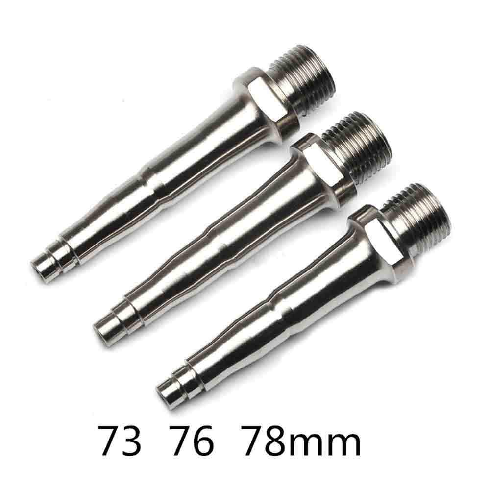 1pair Titanium Pedal Spindle, light axle 73mm 76mm 78mm for bike pedal
