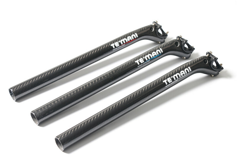 3K Carbon Seatpost Offset Bicycle Saddle Post Tube 25.4/27.2/30.8/31.6mm Gloss