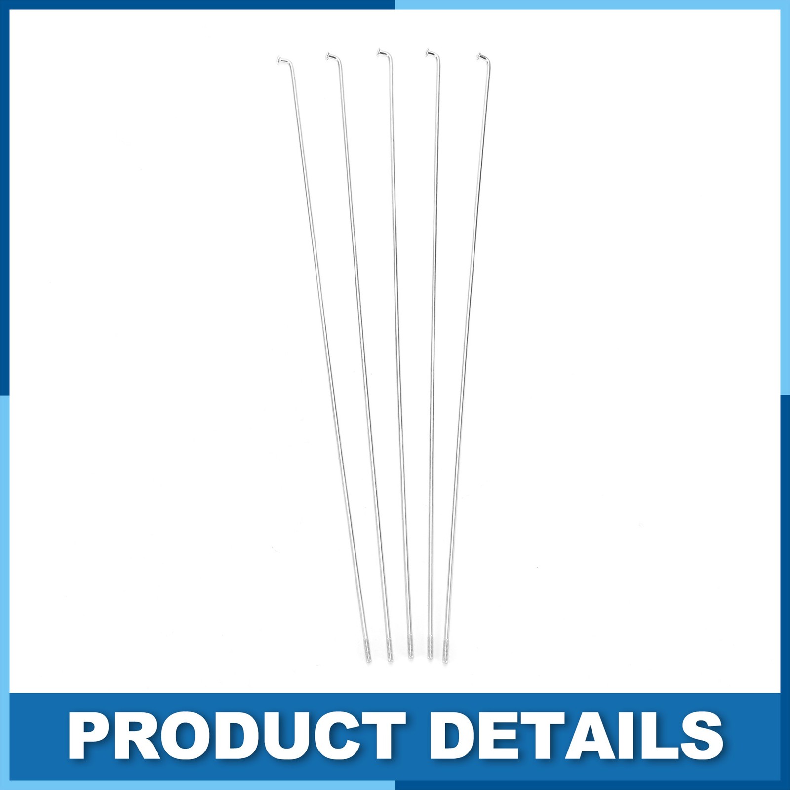 Bike Bicycle Spokes 14G 260MM Mountain Bike Spokes Silver 36Pcs