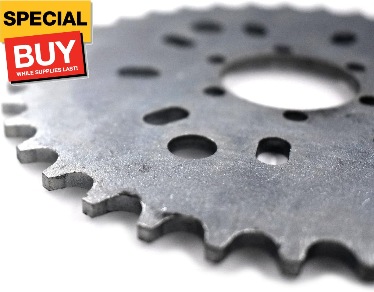 New Wheel Sprocket 36T 36 Tooth Motorized Gas Cycle Bicycle 50cc 60cc 80cc