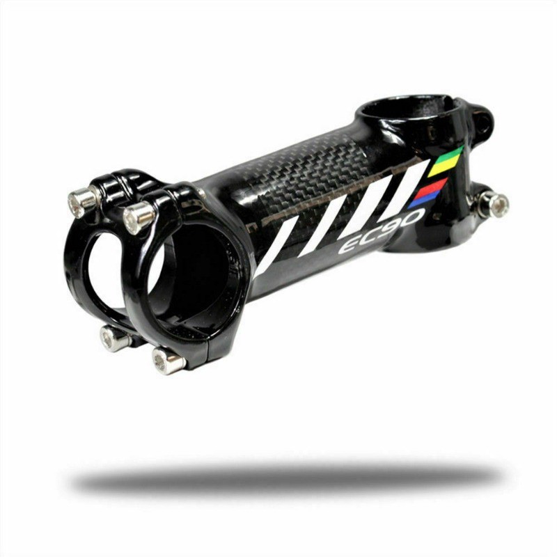 Aluminum+Carbon Fiber Bicycle Stem 6° 31.8mm MTB Road Bike Stem 60-110mm USA
