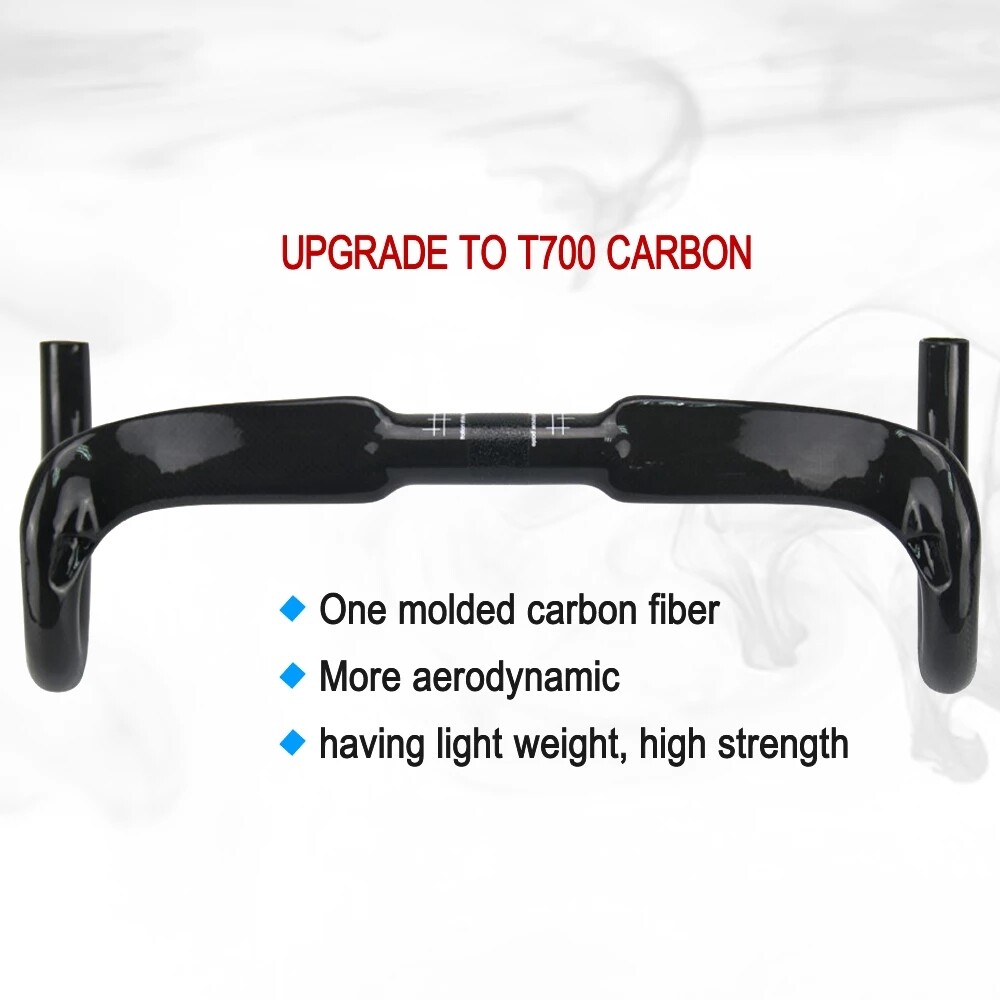 Carbon Fiber Road Bike Handlebar 31.8 Bicycle Racing Drop Bar 400/420/440mm