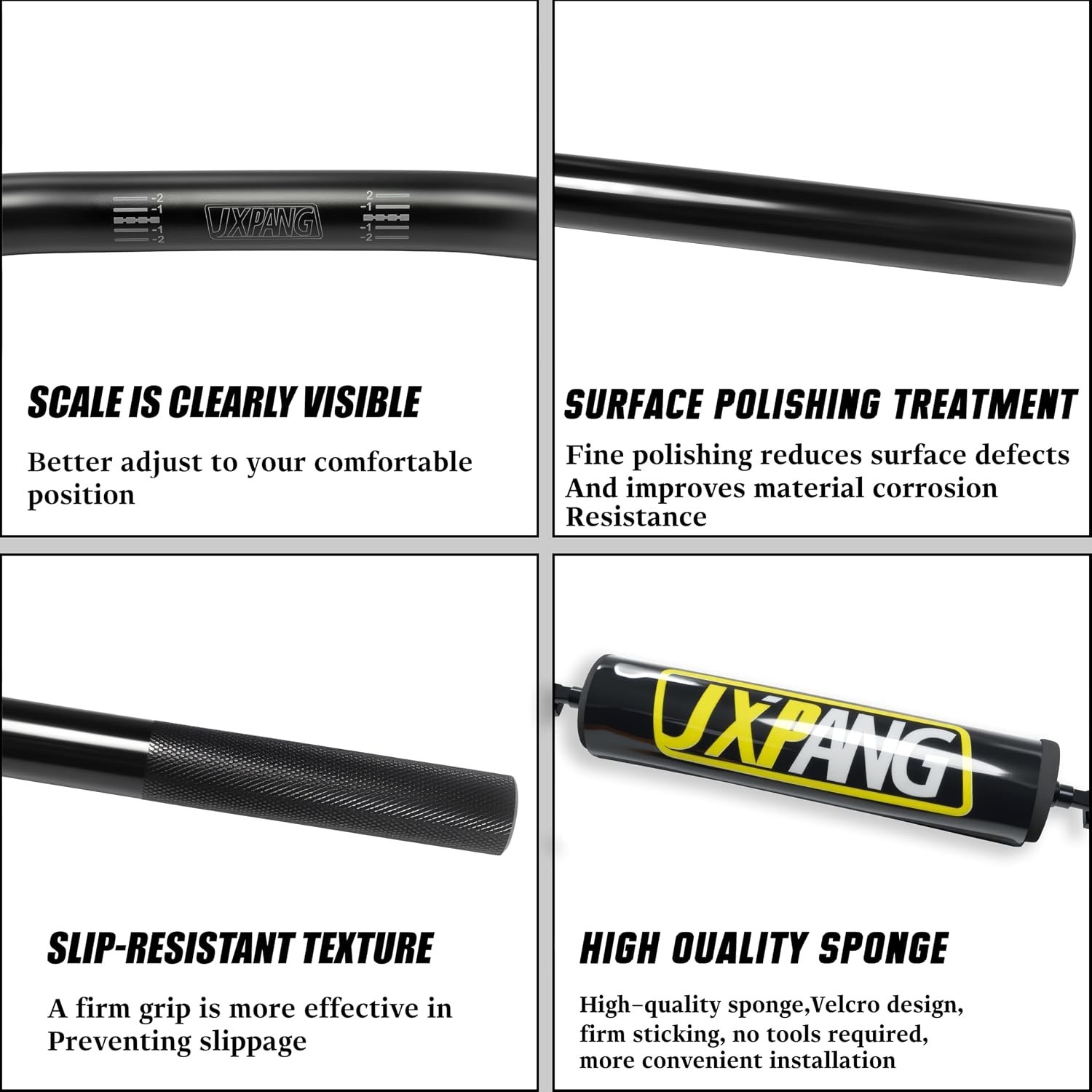 6063-T6 Aluminum 7/8 Inch Motocross Handlebars – Universal for ATV & Dirt Bikes