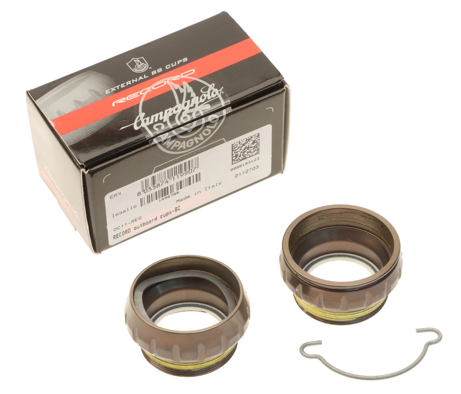 Campagnolo Record Ultra Torque Bottom Bracket Cups BSC English OC11-REG NEW