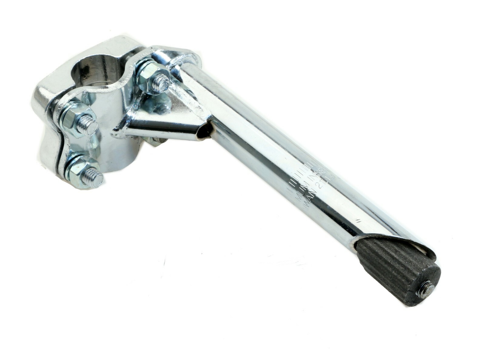 BMX MX-3 Quill Stem 40mm 22.2mm Steel w/ Alloy Cap Silver 21.1mm NOS Shelfwear