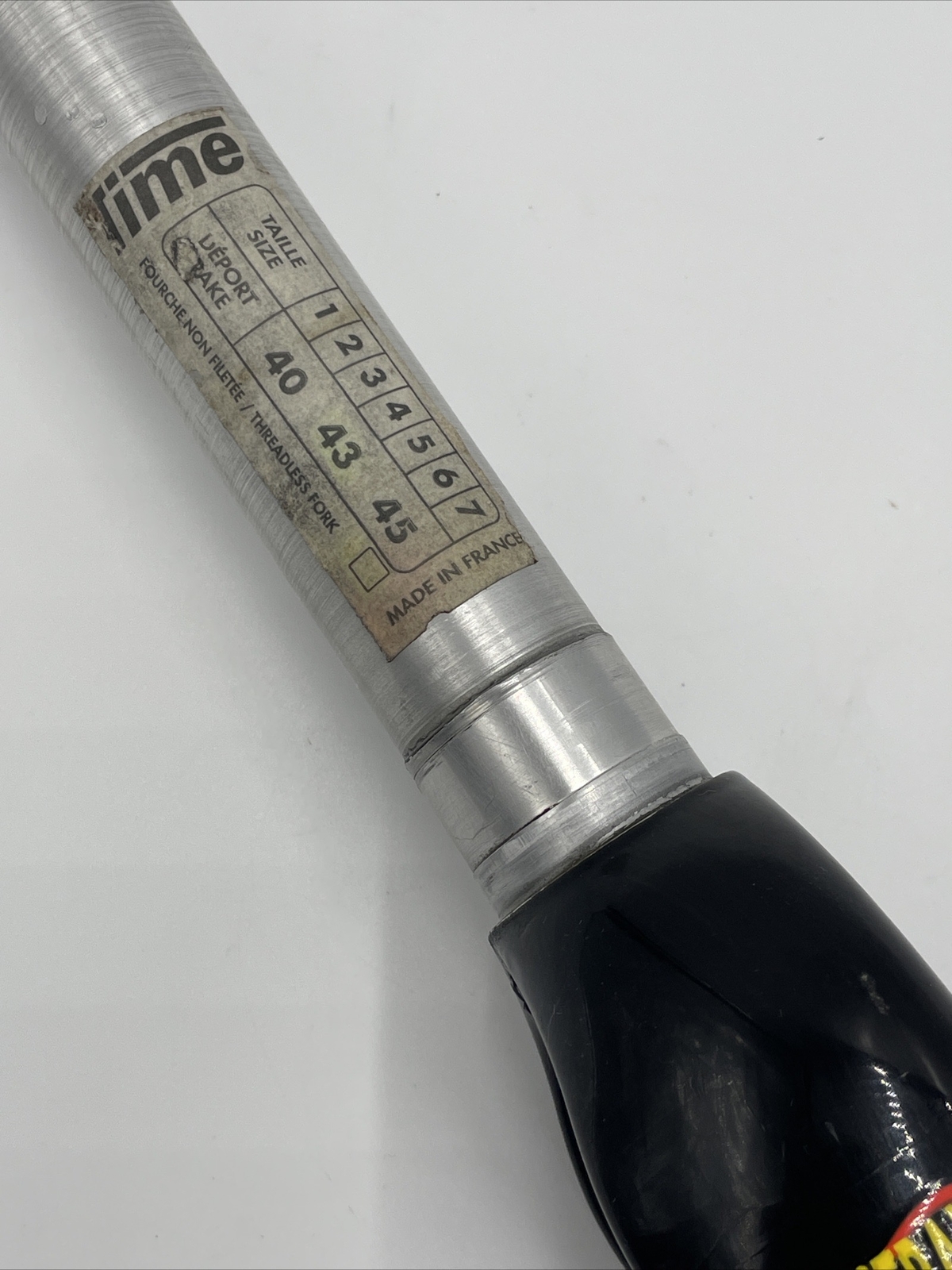 TIME France MILLENIUM Carbon Fork 231mm Steerer 43mm Rake Straight 1-1/8″