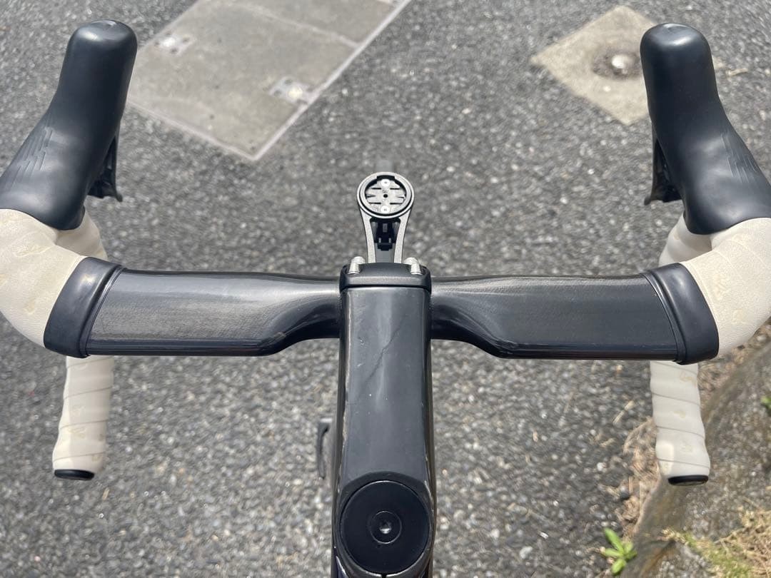 Giant Contact SLR Aero Carbon Handlebar with Carbon Stem USED