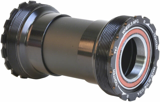 Wheels Manufacturing T47 Inboard Bottom Bracket with Angular Contact Bearings fo