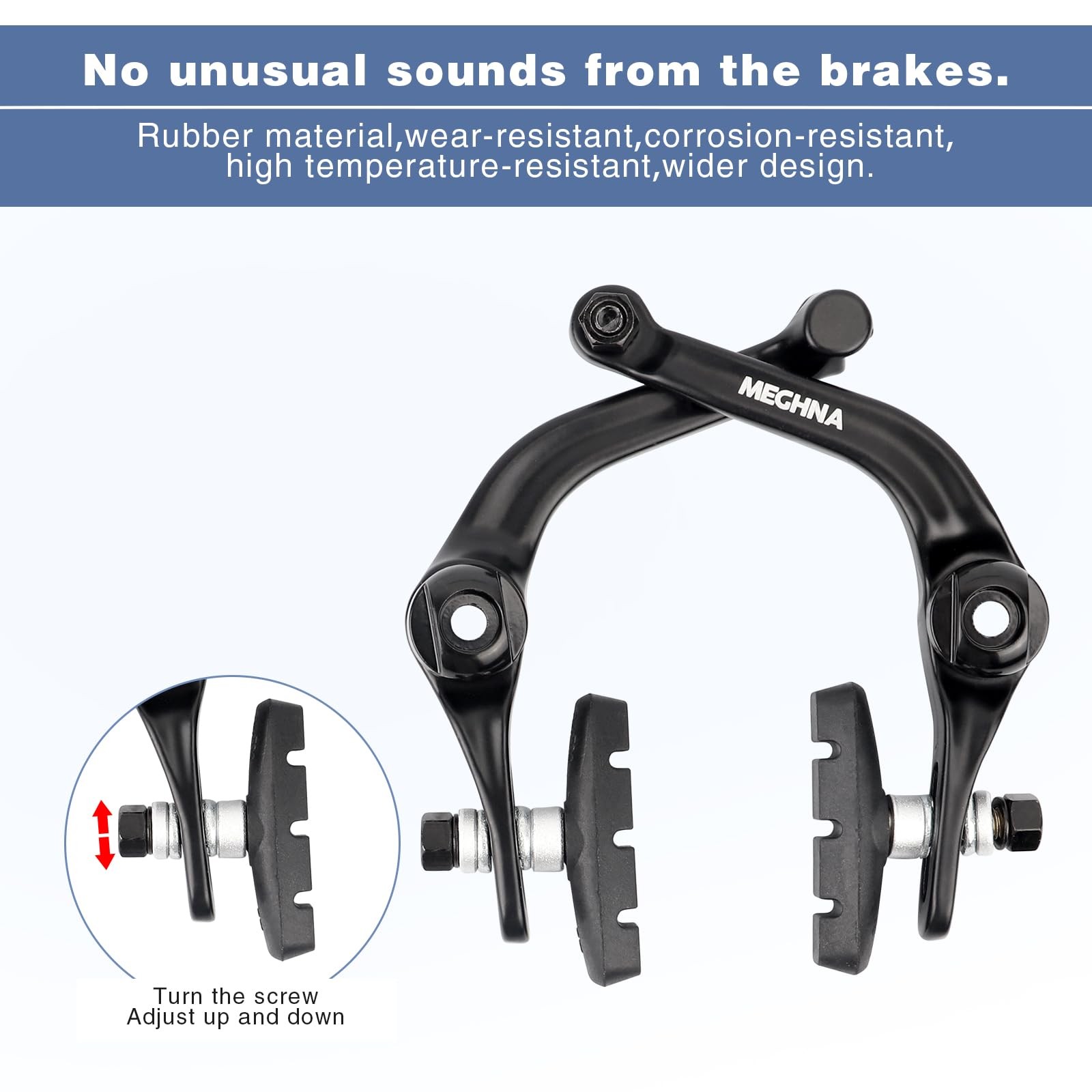 BMX Rear Aluminum Alloy Rim Brake Set，Bike Rear U Brakes Set, Complete Rear B…
