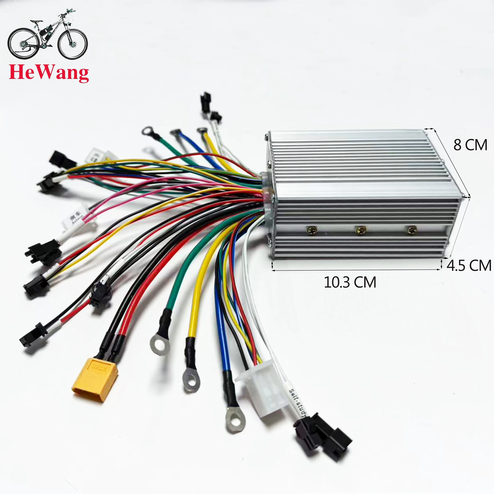 BLDC Controller 36V 48V 52V 60V 64V Sine Wave Dual Drive E-Bike Controller 350W-