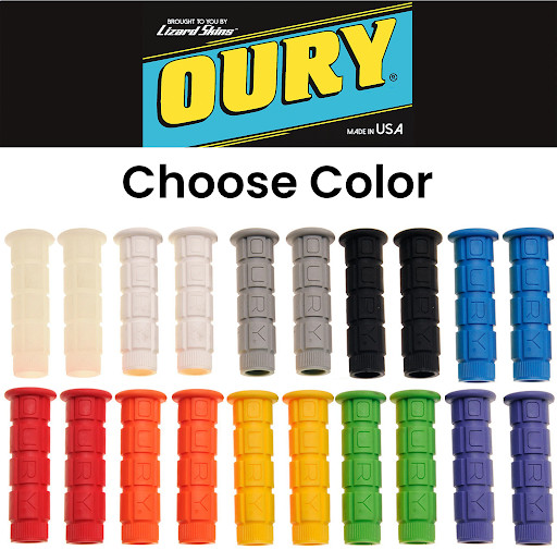 Oury Mountain Grips Flanged 114mm fit BMX Fixie Handlebar Choose Color soft PAIR