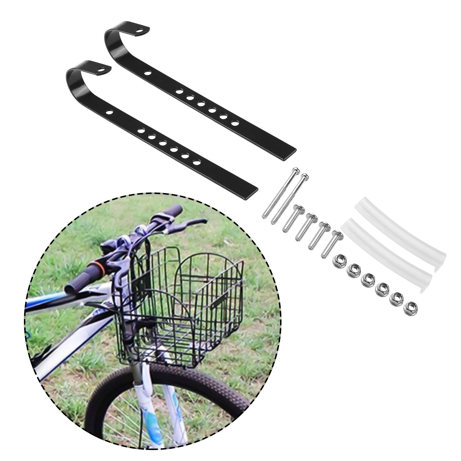 Heavy Duty Hooks for Scooter Bike Front Baskets Stable and Secure Attachment