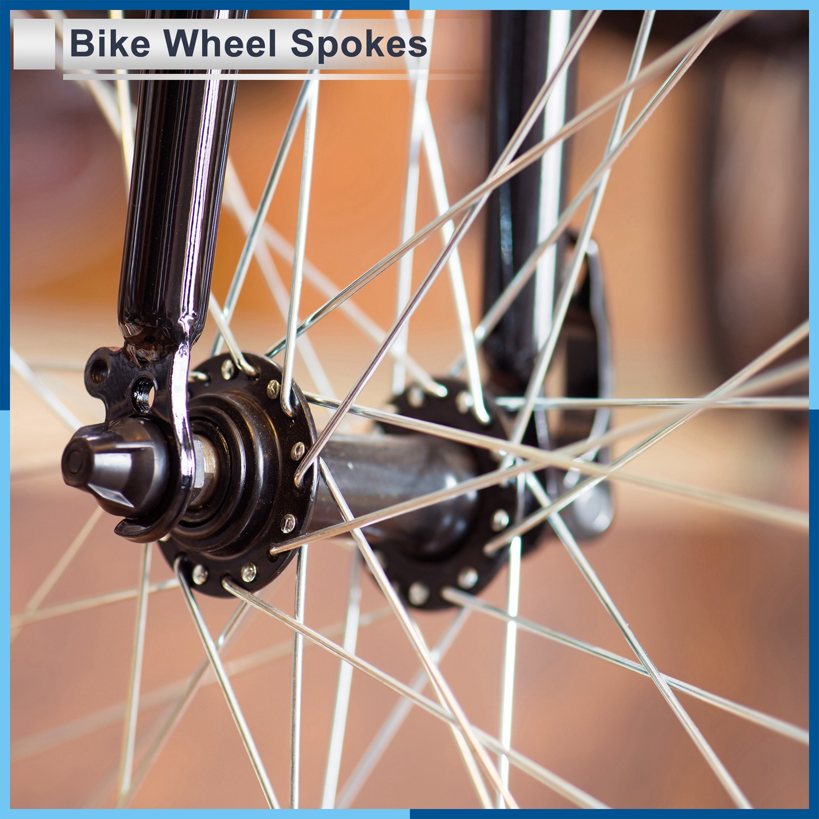 1 Set 12G 245mm Length Bicycle Spokes Nipple Carbon Steel Black Universal New