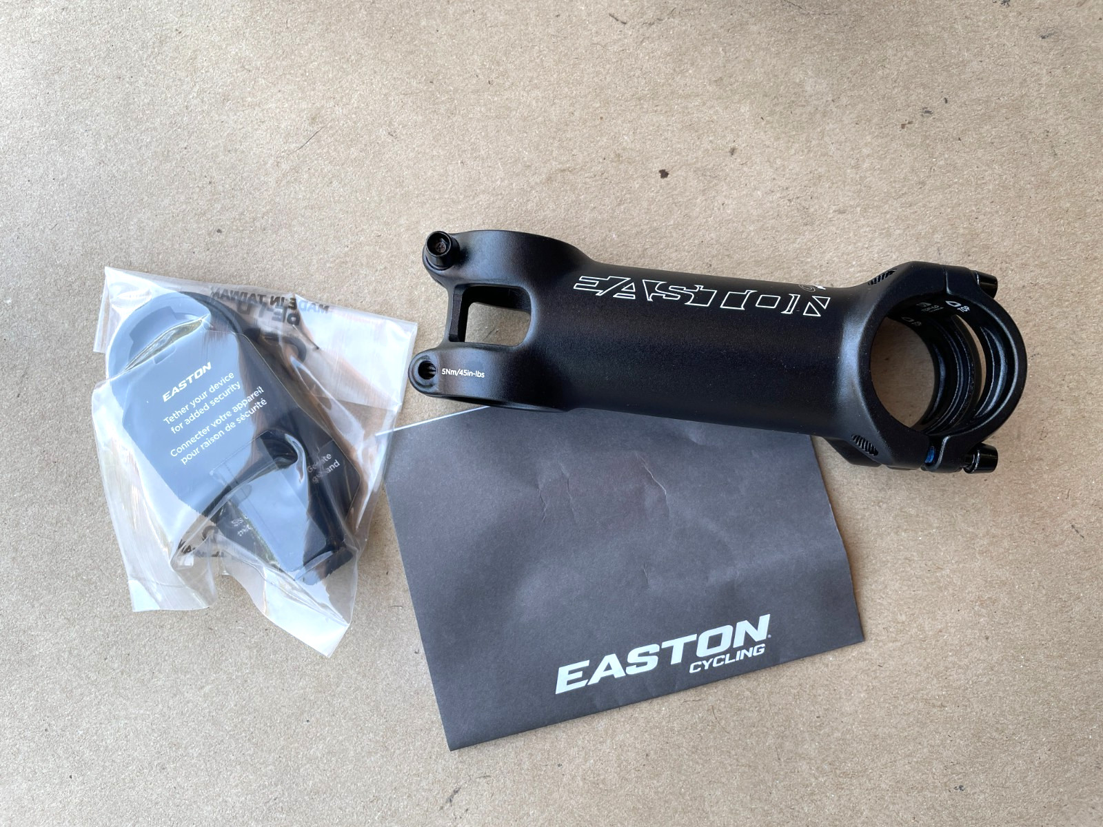 Easton EA90 1 1/8″ Threadless Stem Black 0 deg 100mm 31.8 clamp NIB/NOS